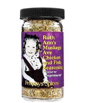 Ruth Anns Muskego Ave Chicken/Fish Seasoning By Penzeys Spices 2.9 oz 1/2 cup jar Pack of 1