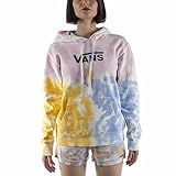  Vans - Sudadera con Capucha Estampado Tie Dye Multicolor - Sudadera para Mujer (M)