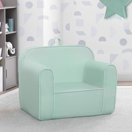 Image of Delta Children Cozee Chair -Foam Kids Chair for Ages 18 Months and Up, Sage