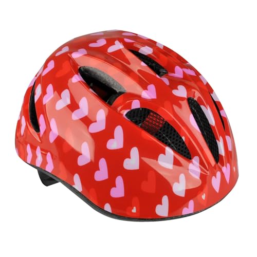 FISCHER Unisex Fahrradhelm Herz Fahrrad Rad Rollerhelm, Herz, XS-S EU