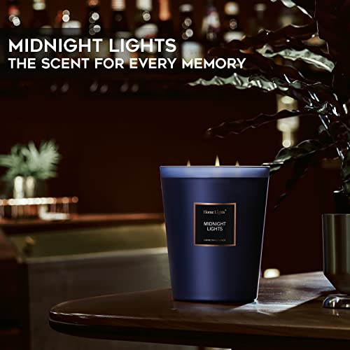 HomeLights-Highly-Scented-Soy-Candles-Big-333-oz-for-Home-3-Cotton-Wicks-Smokeless-Long-Lasting-130-hrs-in-Midnight-Lights-5×6-Great-Gift-for-Women-Men HomeLights Highly Scented Soy Candles Big 333 oz for Home 3 Cotton Wicks Smokeless Long Lasting 130 hrs in Midnight Lights 5×6 Great Gift for Women Men