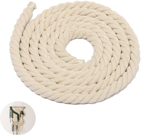 5 Metre Cotton Rope Thick Rope White Rope 8mm Rope Noose Soft Rope Home ...