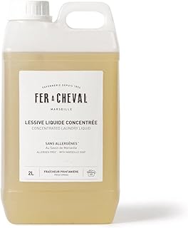 Fer a Cheval Concentrated Laundry Liquid Marseille Soap, 2000 ml