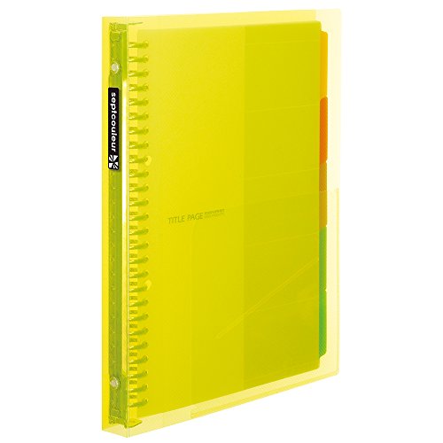 Classeur à anneaux B5 Septcouleur F615b-04 rigide pour rangement de feuilles