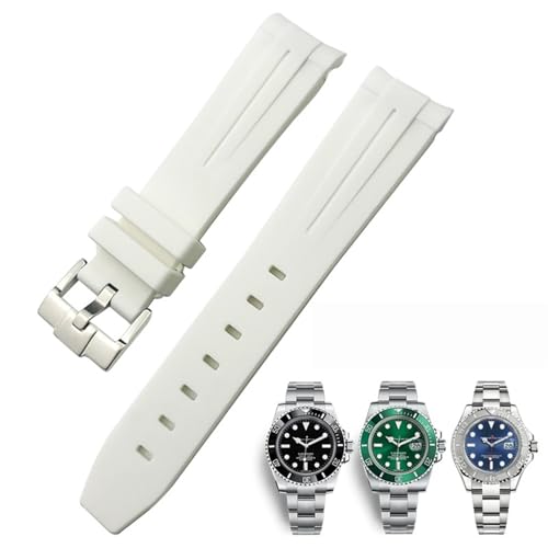 Bracelet de montre en silicone pour Rolex Submariner Daytona 20mm 22mm étanche