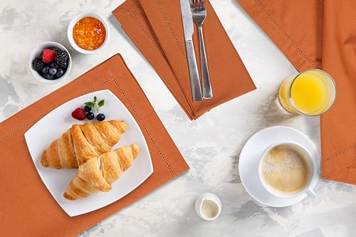 Cloth-NapkinsCotton-NapkinsDinner-NapkinsCloth-Napkins-Set-of-12-CottonNapkins-ClothCloth-Napkin-CottonHemstitched-Wedding-Napkins-Machine-Washable-Napkins-18x18-Roasted-Pecan