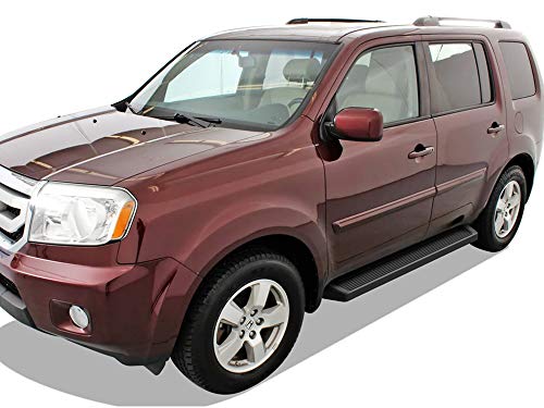 Eboard Running Board 6" Black Fits 2009-2015 Pilot Sport Utility 4-Door & 2009-2013 Acura Mdx (Nerf Bar | Side Steps | Side Bars) #TOP3