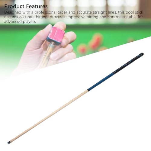 Taco de billar profesional en madera de fresno 1.43 m 14 mm punta miniatura 2