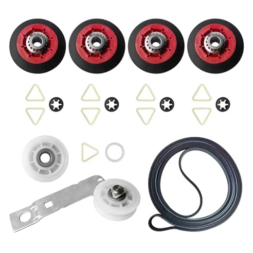 4392067 Dryer Repair Kit and W10837240 Dryer Idler Pulley Compatible With Whirlpool Maytag Admiral Kenmore Dryer Parts Includes WPW10314173 & 661570V & 279640