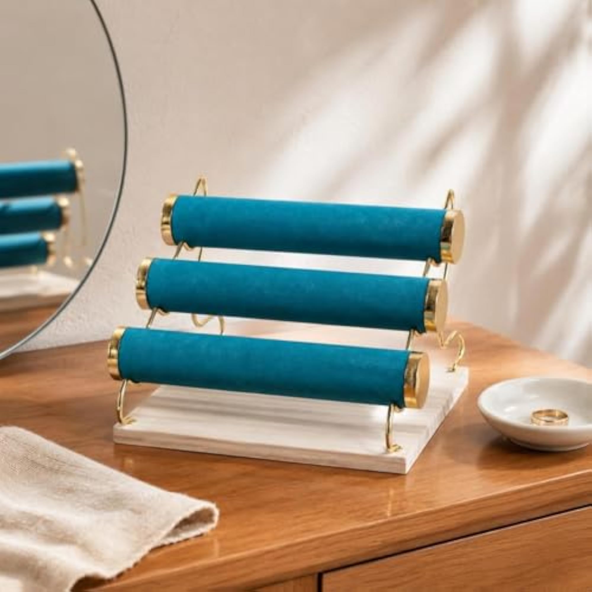 Three Tier Jewelry Display Rack for Watches and Bracelets