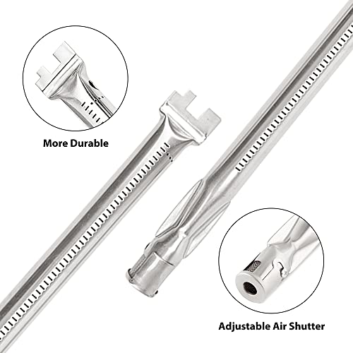 Weber Spirit Grill Replacement Parts, 7635 Weber Spirit Flavorizer Bars 15.3 Inch Weber Flavorizer Barsand 69785 Burner For Weber Spirit I & Ii 200 With Front Control, Spirit E210, E220, S210, S220 #TOP5