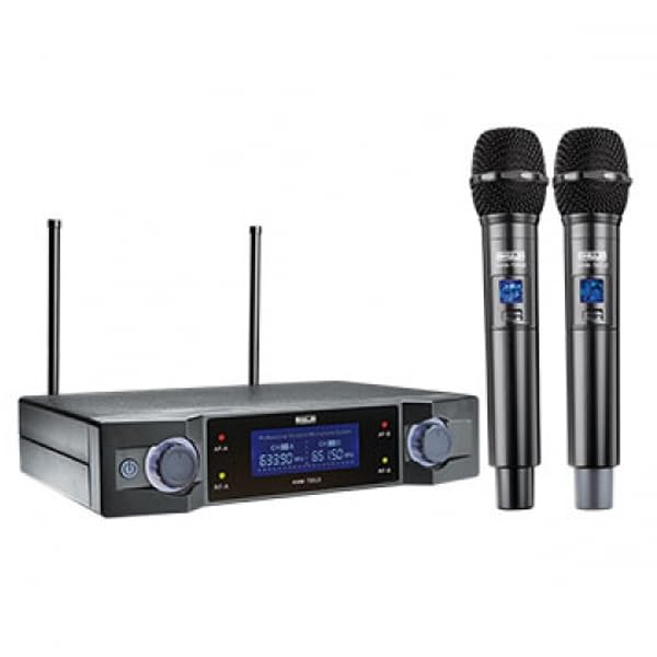 Image of Ahuja Wireless Microphone AWM-800U2 Dual PA Microphones