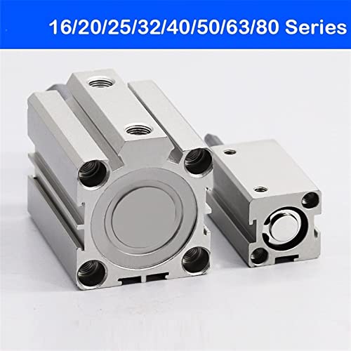 Cylindre pneumatique double effet robuste avec alésage de 80mm de précision - 5
