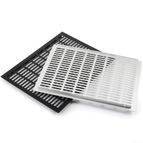Grille d'aération perforée aluminium contre humidité murale - 2