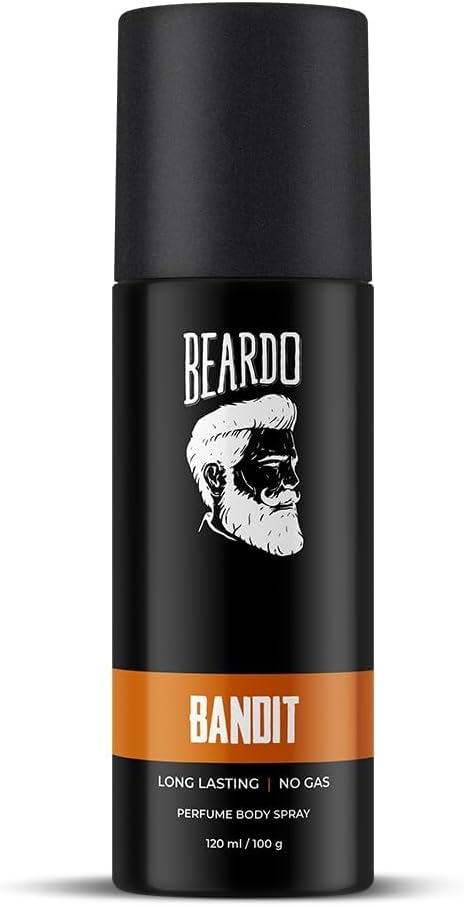 Perfume Body Spray For Men - BANDIT, 120Ml | Long Lasting No Gas Deo For Men | Bergamot, Oakmoss, Tonka Bean Notes Deodorant | Christmas Gift | Gift For Friends
