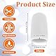 20 Stück Weiße Silikon Finger Sleeves Fingerschutz Fingerlinge Silikon Fingerkuppenschutz für Rissige Trigger Finger Arthritis Schmerzlinderung (Weiß)