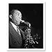 Produktbild Wee Blue Coo Vintage Charlie Parker Jazz Music Saxophone Legend Art Print Framed Poster Wall Decor Kunstdruck Poster Wand-Dekor-12X16 Zoll