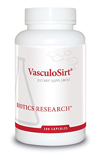 Biotics Research VasculoSirtÂ®â€“ Formulated with The Assistance of Mark Houston, MD, Cardiovascular and Healthy Support for Blood Pressure Support, Anti-Aging,CoQ10, Resveratrol, ALA, Gingko (300)