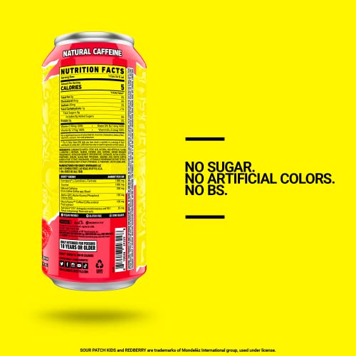 GHOST ENERGY SugarFree Energy Drink 12Pack, SOUR PATCH KIDS