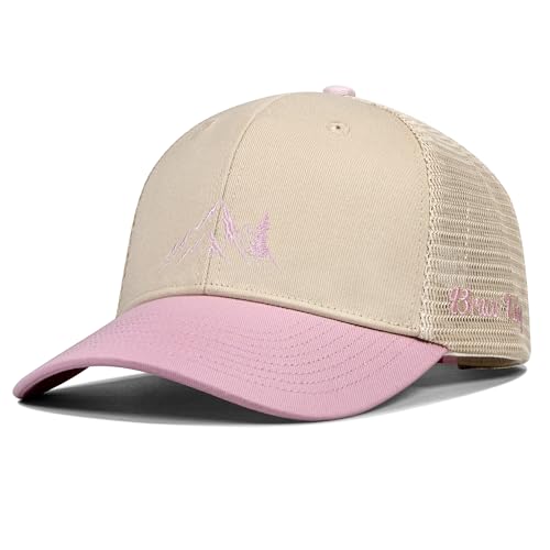 Mountain & Tree Outdoor Trucker Hat for Men Women Petite Hats for Small Head Baseball Cap