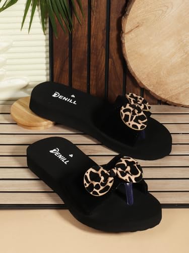 Image of Denill Women Ultra Soft Bottom flats with bow design for Women & Girl's