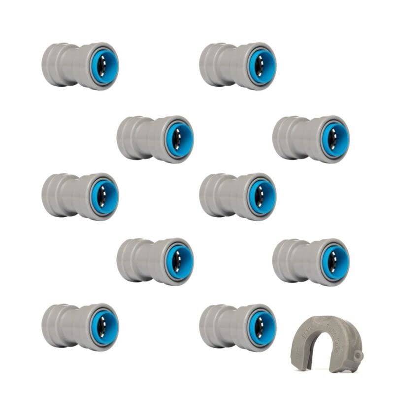 Buy QUICK FITTING 1/2" PVC Conduit Coupling Fitting Push Install