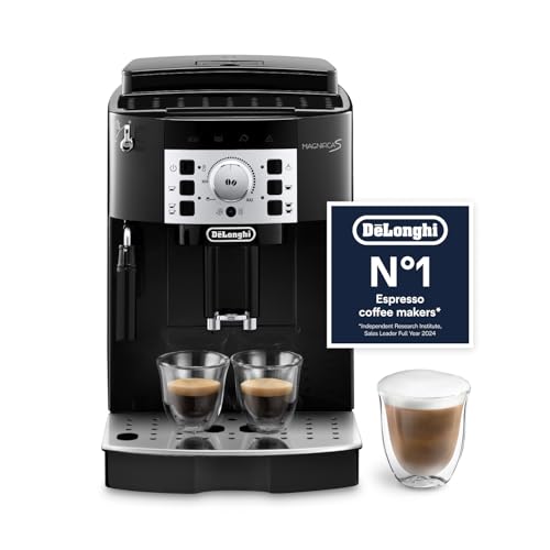 De'Longhi Magnifica S, Automatic Bean to Cup Coffee Machine, Espresso and Cappuccino Maker, ECAM22.110.B, Black