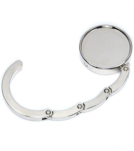 Cosmos 5 Pcs Foldable Glossy Handbag Bag Purse Hanger Hook Holder