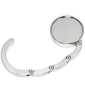 5 Pcs Foldable Glossy Handbag Bag Purse Hanger Hook Holder
