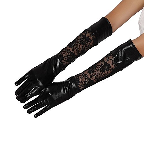 LVYI - Guanti - Donna nero Black Taglia unica