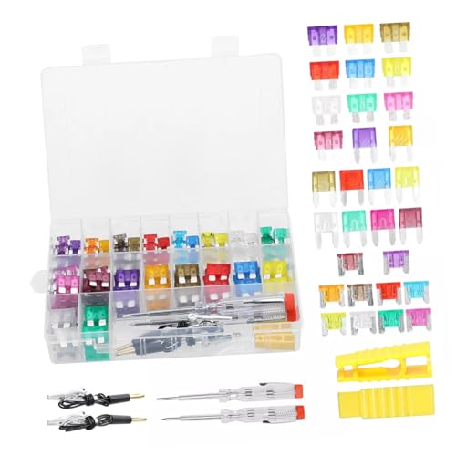 Complete Car Kit 300 piezas fusibles automotrices resistente a alta temperatura incluyendo para camiones y barcos miniatura 4