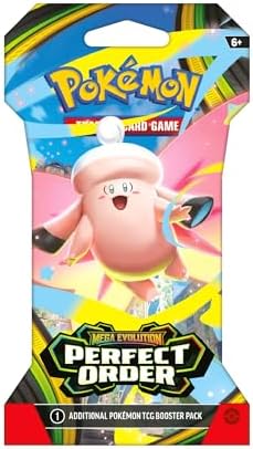 Pokemon TCG: Mega Evolutions - Perfect Order Sleeved Booster Pack - 10 Cards - 4