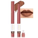 BINGBRUSH Lip Crayons Matte Longwear Lipstick Pack Set,Moisture Smooth Lipliner With Built-in Sharpener Ultimate Lip Crayon for Makeup- Waterproof Velvet Lipgloss Lip Stain(25#Saddle Brown)