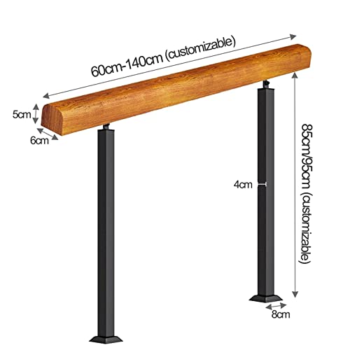 Tige de support de main courante de sécurité pour escalier de 1, 2 ou 3 marches - 3