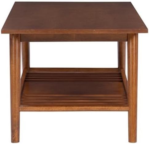 Linon Samantha Wood Coffee Table in Brown