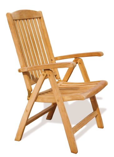 Jati Tewkesbury Reclining & Folding Teak G...
