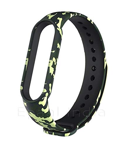 Epaal® Camouflage Army Military Style Pattern Replacement Strap Compatible with Mi Band 5 (Green) (B08MD8K293) Amazon Price History, Amazon Price Tracker