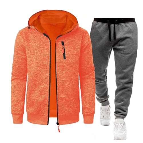 Jogging foot homme manches longues et pantalon de sport confortable
