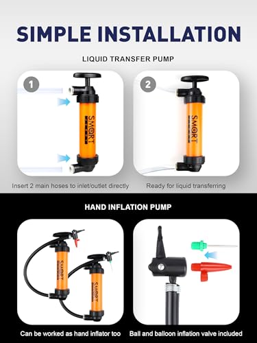 Image of Cordless Fuel Transfer Pump, Hand Siphon Pump for Gasoline, 3 GPM Hign Flow | Portable Fluid Transfer Pump for Gas, Water, Transmission and Diesel, Oil Transfer Pump for Car, Generator, Farm Equipment