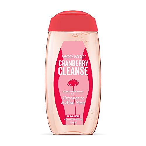 WooWoo Cranberry Cleanse! Gentle Intimate Wash with Soothing Aloe Vera - 200ml
