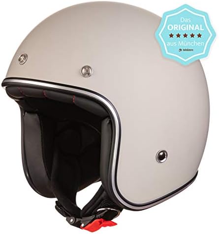 VVPEC Retro Motorradhelm - Jet-Helm Mit Doppelvisier ECEDOT Zertifiziert