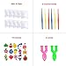 VICOVI 15000 Colorful Rubber Loom Bands Refill Kit for Boy Girl DIY Craft Gift Set Include: + 500 Cute Clips+ 6 Hooks + 15 Charms