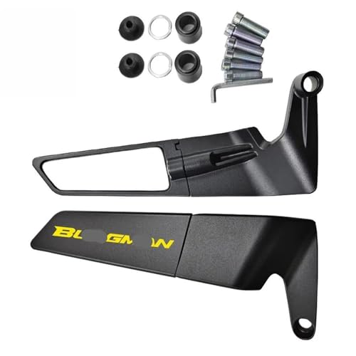 JUANNING Espejo Retrovisor CNC De ala Fija para Motocicleta para SUZ&UKI AN200 AN250 AN400 AN650 Burgman AN 125 250 400 650(D)