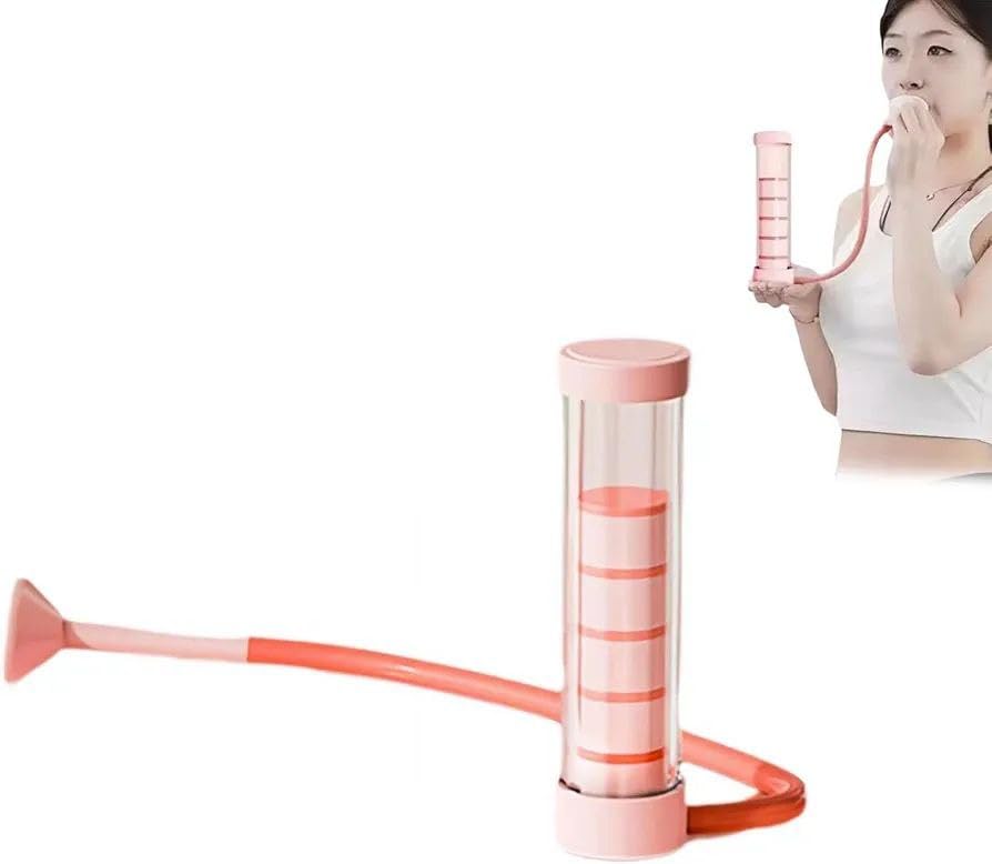 1Pcs, Adjustable Resistance Breathing Trainer Lung Exercise Tool for Diaphragm Workout, Stamina Improvement, Cardio Performance, Home Gym, Office & Travel.-image-21