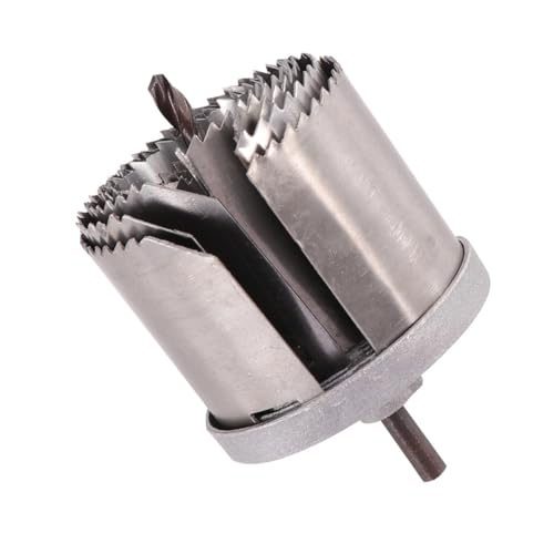 SHINEOFI 7 piezas de broca ajustable de aleación para carpintería, perforadora multi-material para madera, plástico y tablero de yeso, ideal para bricolaje y perforación de altavoces miniatura 1