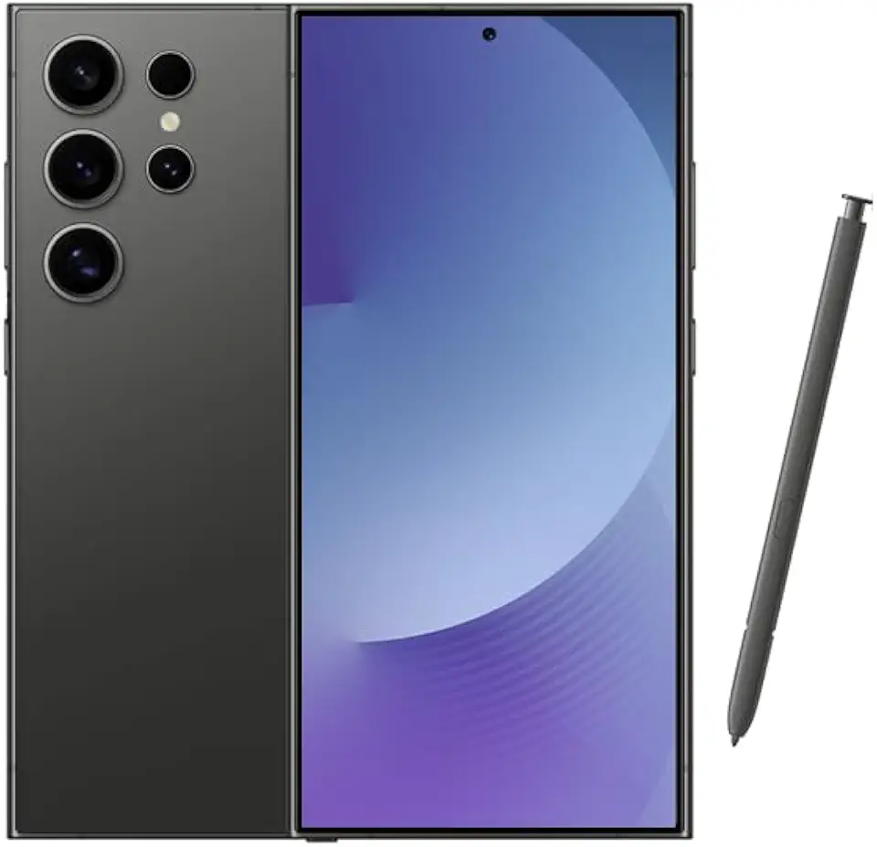 Smartphone Samsung Galaxy S24 Ultra, Galaxy AI, Selfie de 12MP, Tela de 6.8" 1-120Hz, 512GB, 12GB RAM - Titânio Preto (Recondicionado)