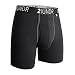 2undr Men's Swingshift Boxers, Black/Grey, Large