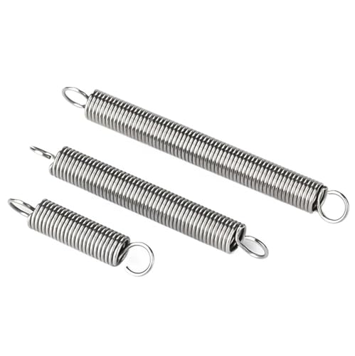 Extension Springs 50 Pcs/lot 0.6mm Stainless Steel Tension Spring with O Hook Extension Spring Lengh 15-120mm(20mm)