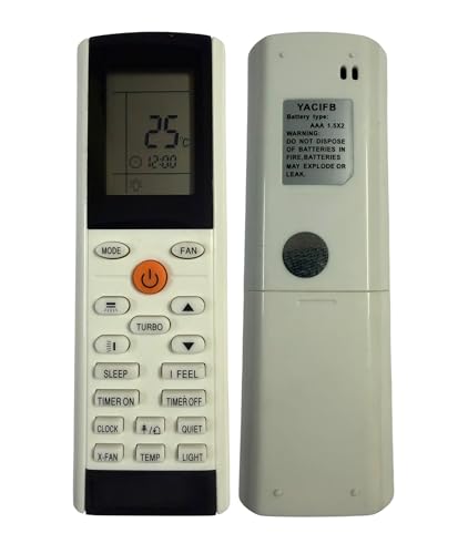 Image of Ehop YACIFB Compatible Remote Control for Voltas AC AC-193 (Please Match This Image with Your Old Remote)