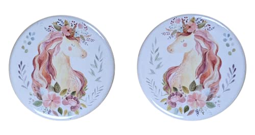 Magnetic Children's Car Seat Strap Holders (Unicorn)